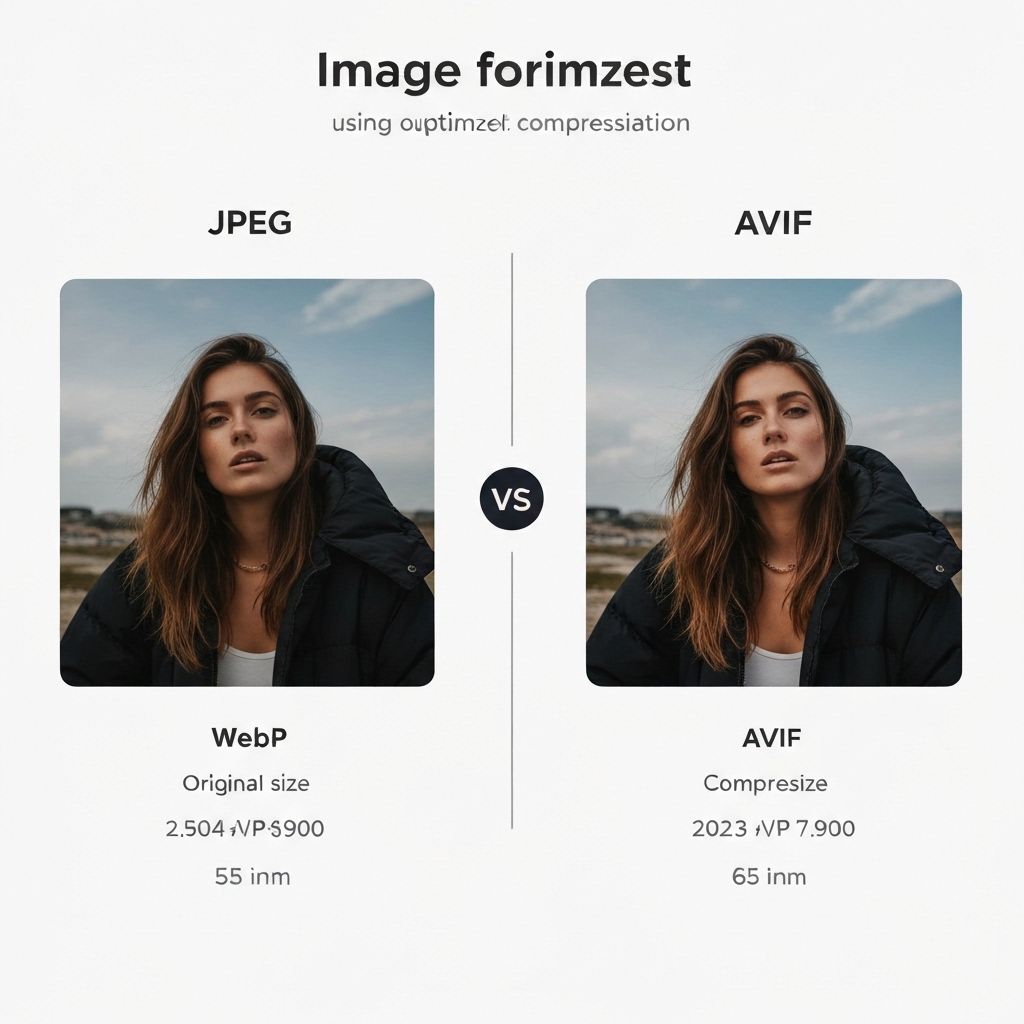 Images WebP/AVIF : trouver le bon équilibre poids vs qualité